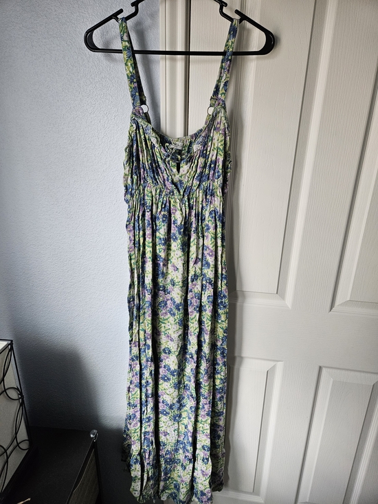 NATURAL LIFE Dresses & Skirts - Natural Life Elizabeth Maxi Dress - Green Floral